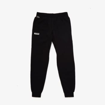 Lacoste Lacoste SPORT Badge Fleece Jogging Pants Pánské - Kalhoty Černé / Šedé | CZ-S46pqO